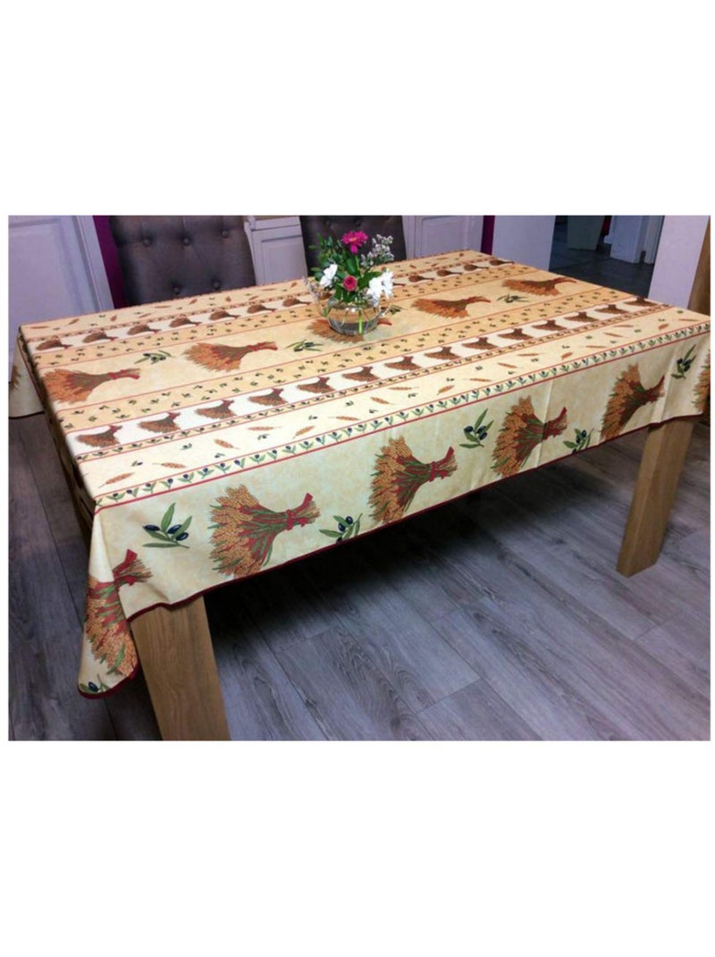 Nappes Polyester Bouquet De Blé PROMO LINGE Beige - Kiabi