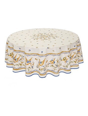 Nappes Polyester Moustier Bleu PROMO LINGE