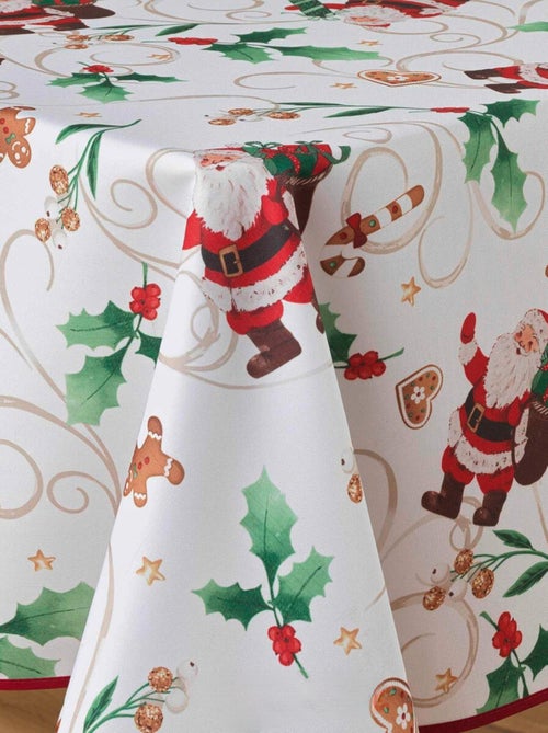 Nappes Polyester Père Noël Blanc PROMO LINGE - Kiabi