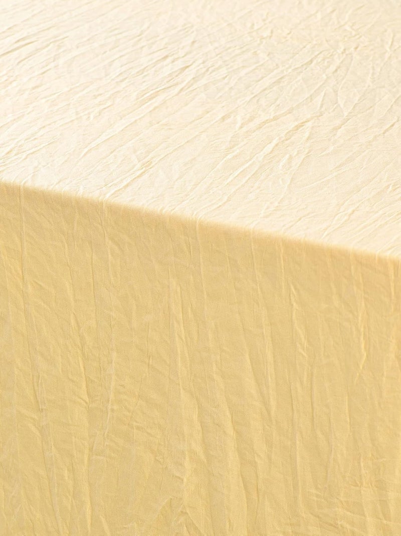 Nappes polyester suzy douceur d'intérieur Jaune - Kiabi