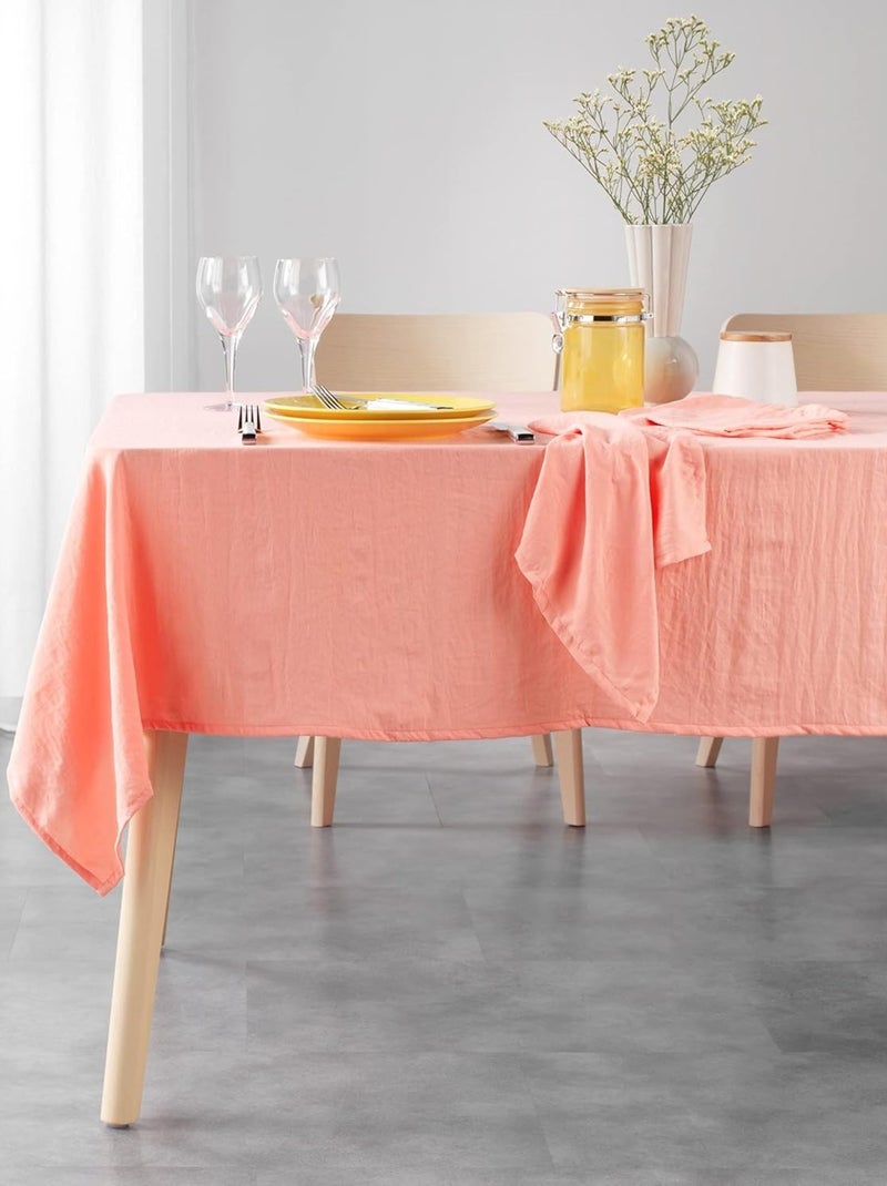 Nappes polyester suzy douceur d'intérieur Rose - Kiabi