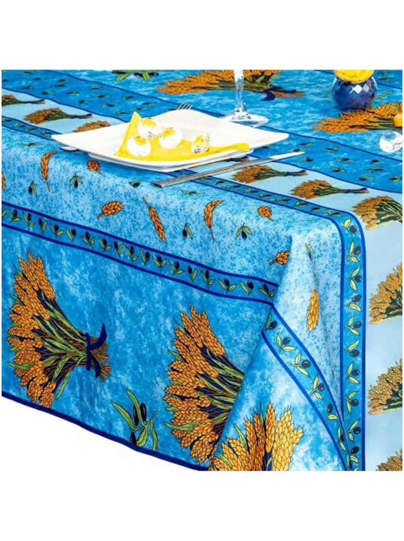 Nappes Polyester Tournesol Abeille PROMO LINGE Bleu - Kiabi