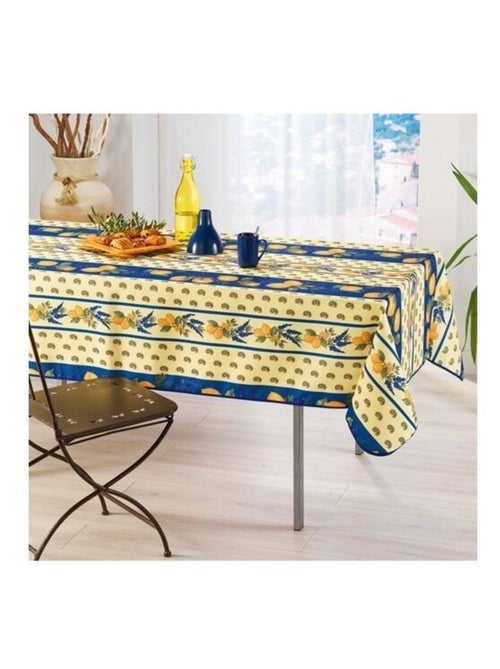 Nappes Provençales Polyester Citron PROMO LINGE - Kiabi