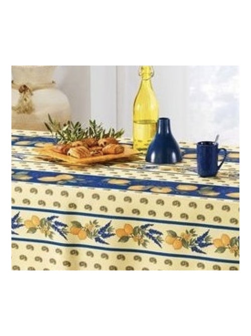 Nappes Provençales Polyester Citron PROMO LINGE - Kiabi
