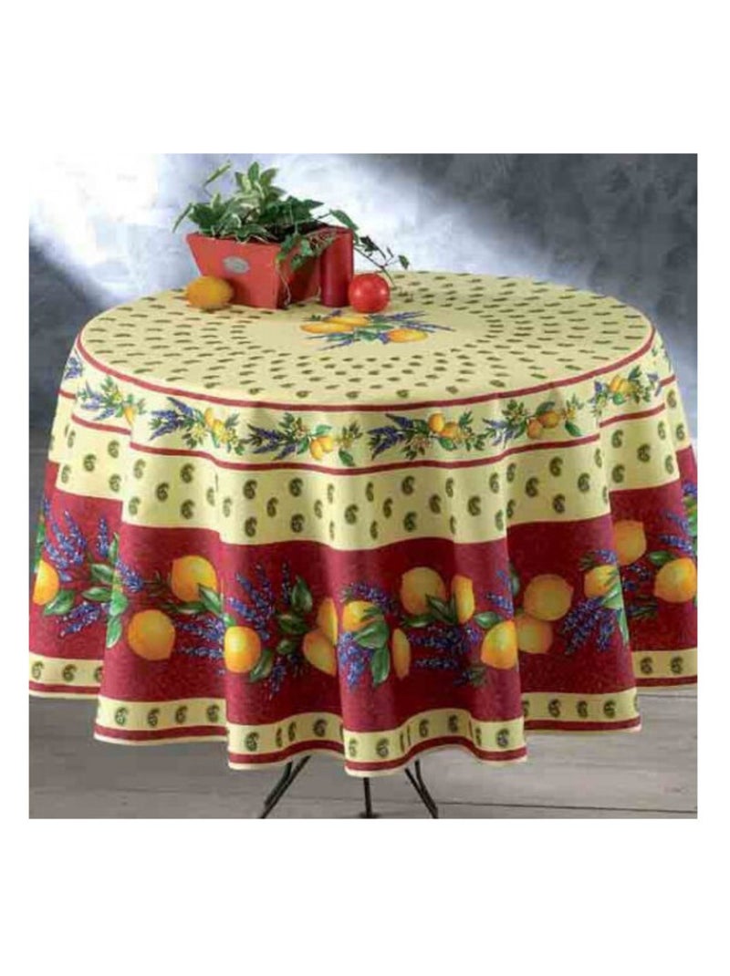 Nappes Provençales Polyester Citron PROMO LINGE Vert - Kiabi