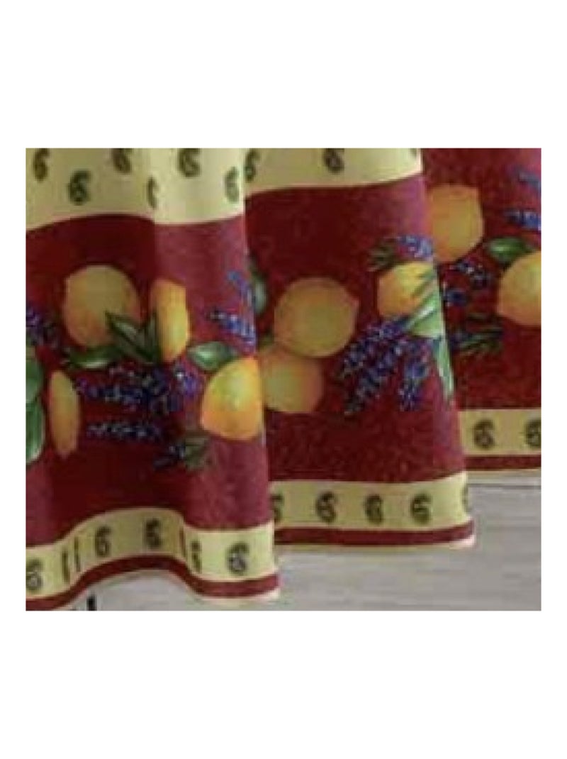 Nappes Provençales Polyester Citron PROMO LINGE Vert - Kiabi