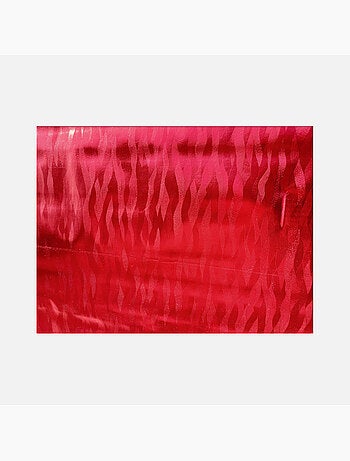 Nappes Toile Cirée PVC Métallisé Houlis Rouge PROMO LINGE