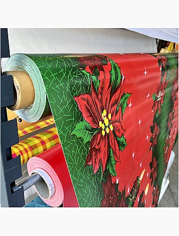 Nappes Toile Cirée PVC Motif Bougies PROMO LINGE