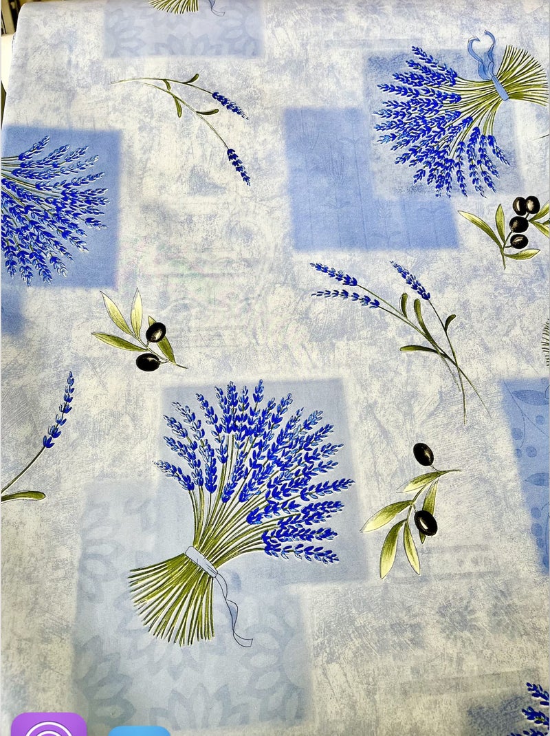 Nappes Toile Cirée PVC Provençale PROMO LINGE Bleu - Kiabi