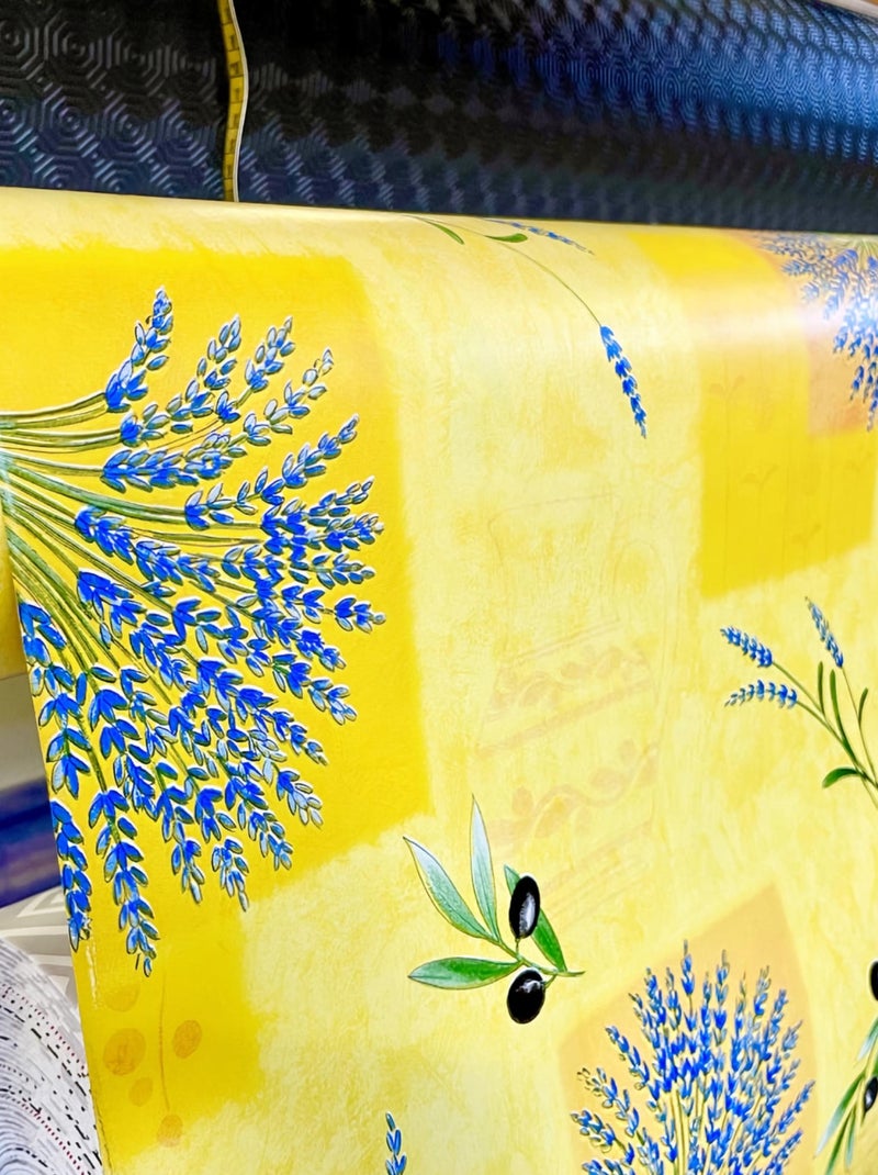 Nappes Toile Cirée PVC Provençale PROMO LINGE Jaune - Kiabi
