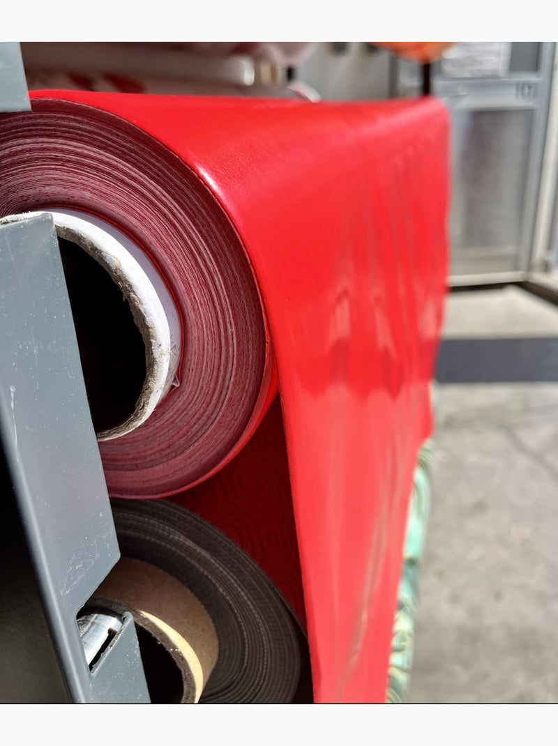 Nappes Toile Cirée PVC Unie PROMO LINGE Rouge - Kiabi