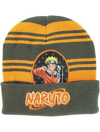 Naruto - bonnet en maille imprimé à revers