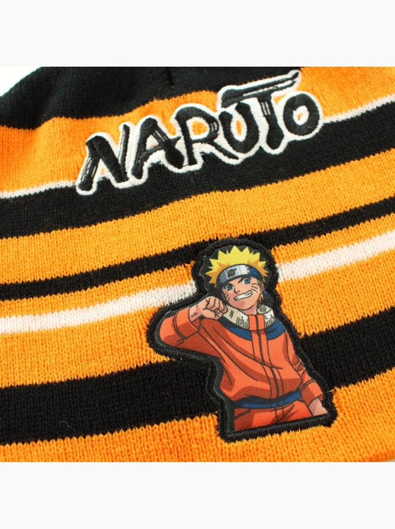 Naruto - Bonnet gants enfant Orange - Kiabi