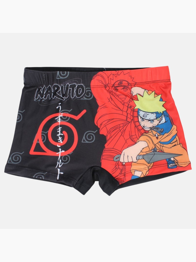 Naruto - Boxer de bain garçon Noir - Kiabi