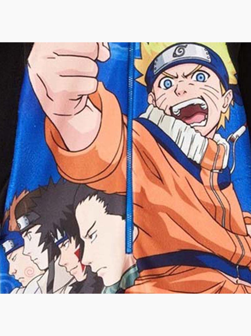 Naruto - combinaison polaire zippée imprimée, manches longues Bleu marine - Kiabi