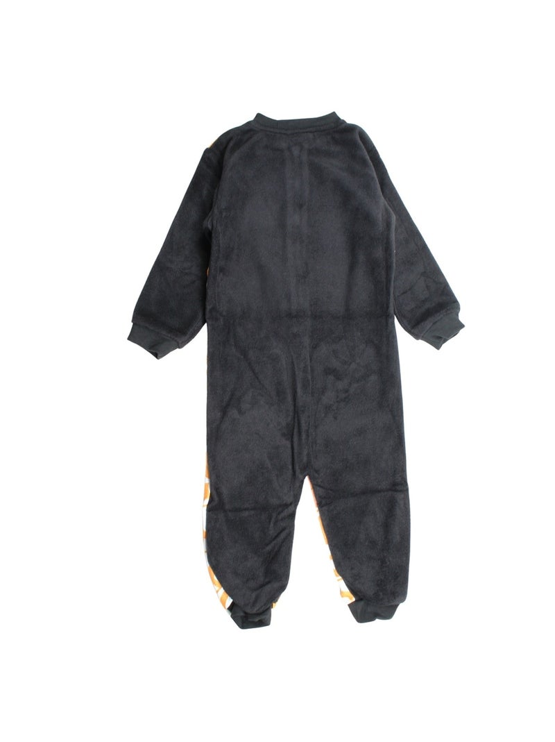 Naruto - combinaison polaire zippée imprimée, manches longues Noir - Kiabi