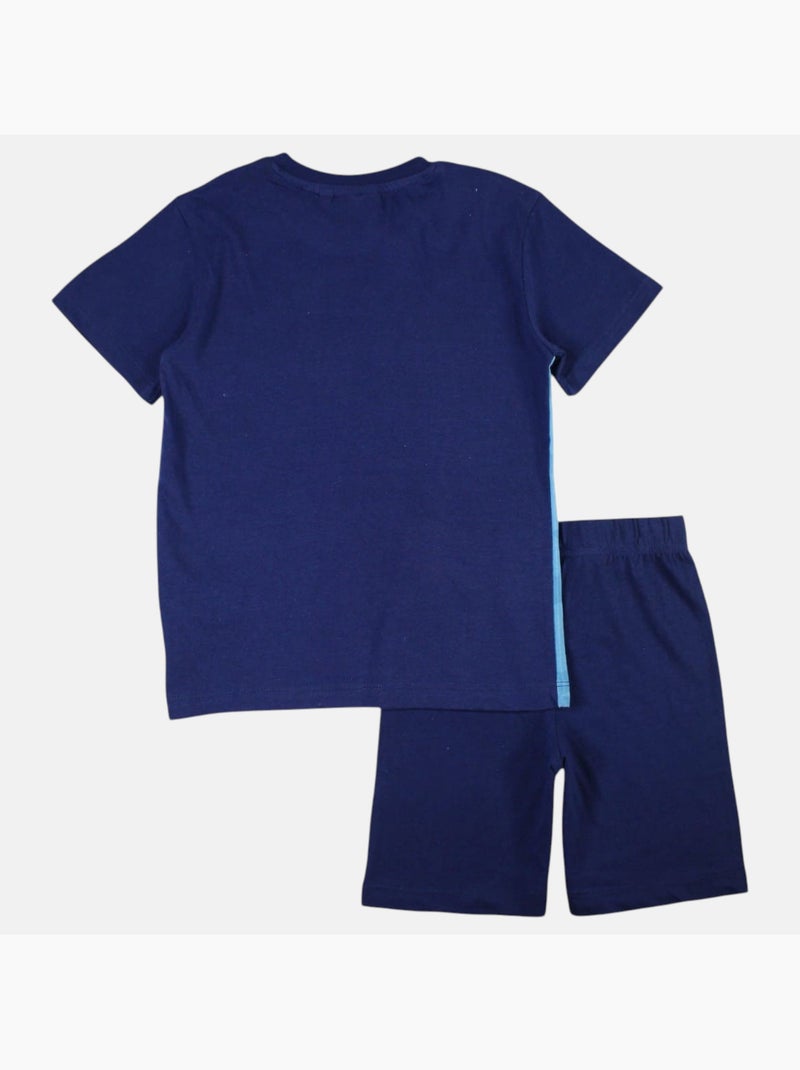 Naruto - Ensemble t-shirt et short enfant imprimé Bleu marine - Kiabi