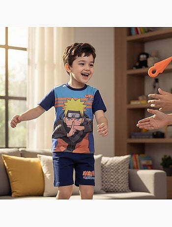 Naruto - Ensemble t-shirt et short enfant imprimé