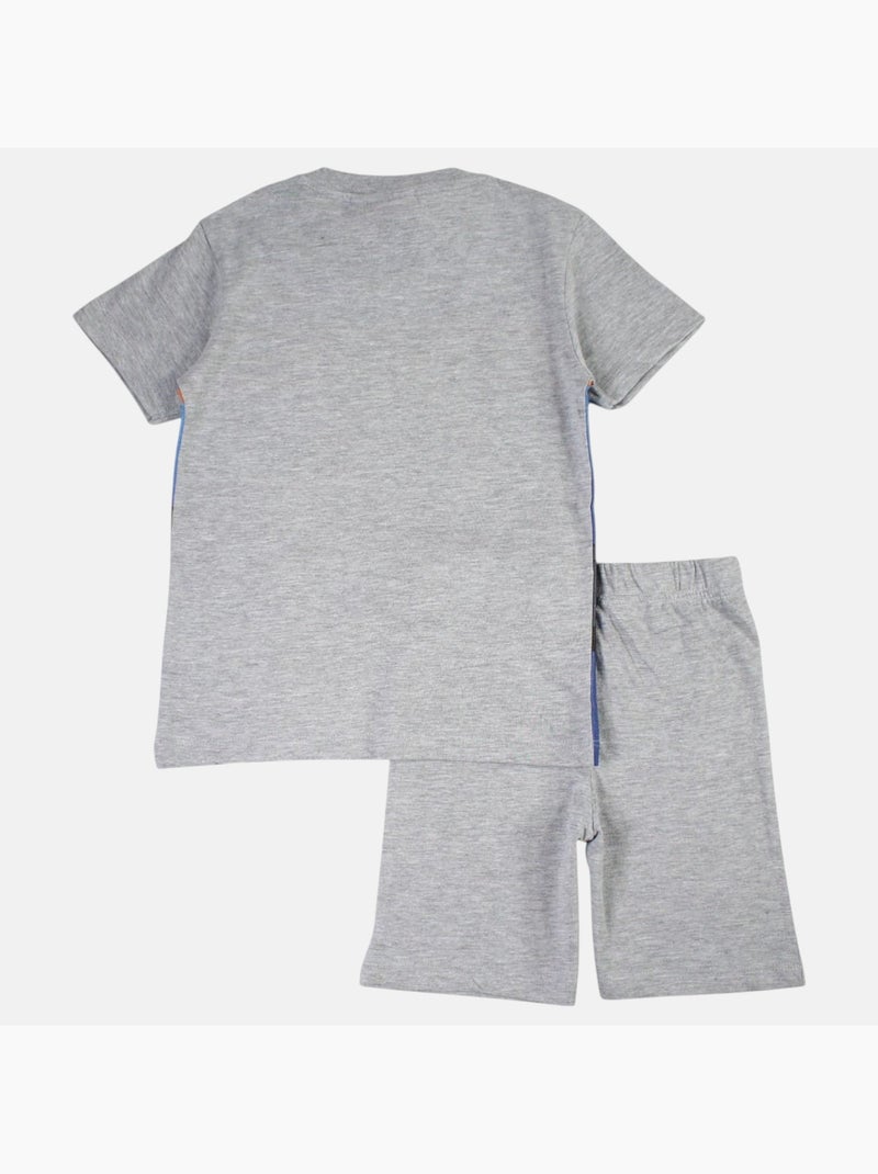 Naruto - Ensemble t-shirt et short enfant imprimé Gris - Kiabi