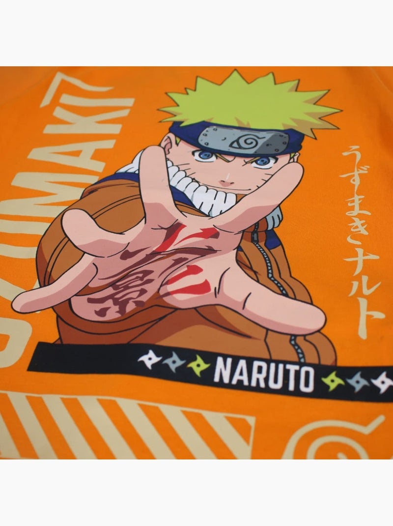 Naruto - Ensemble t-shirt et short garçon imprimé Orange - Kiabi