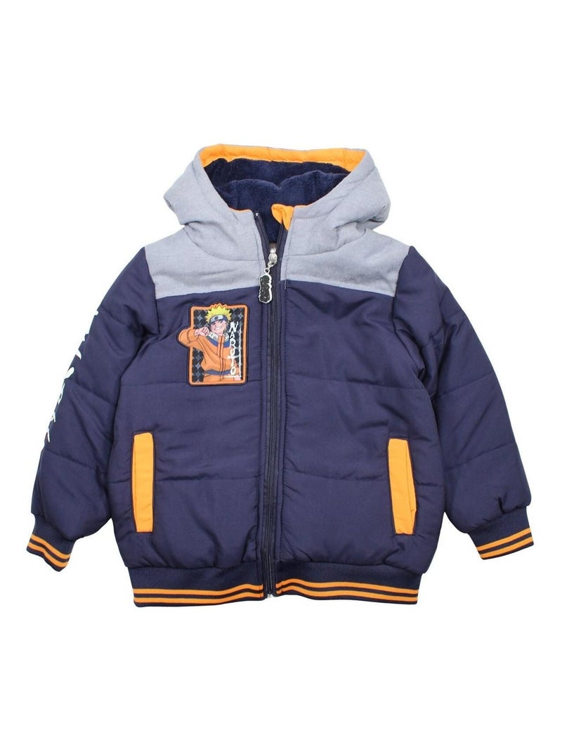 Naruto - Parka imprimé Naruto Bleu marine - Kiabi