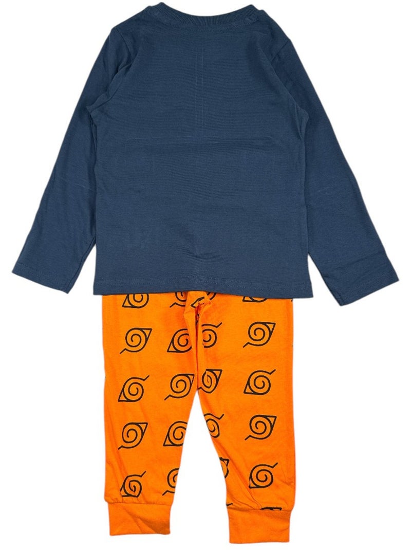 Naruto - pyjama imprimé manches longues, col rond Bleu marine - Kiabi