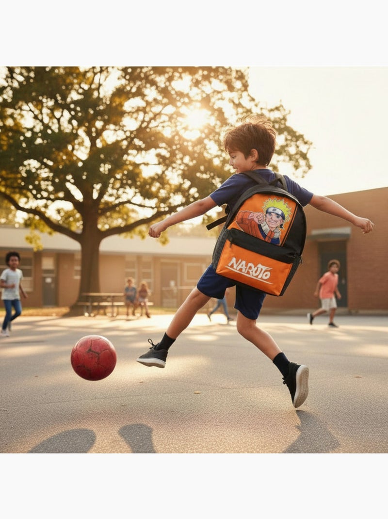 Naruto - Sac à dos enfant 40x30x15 cm Noir - Kiabi