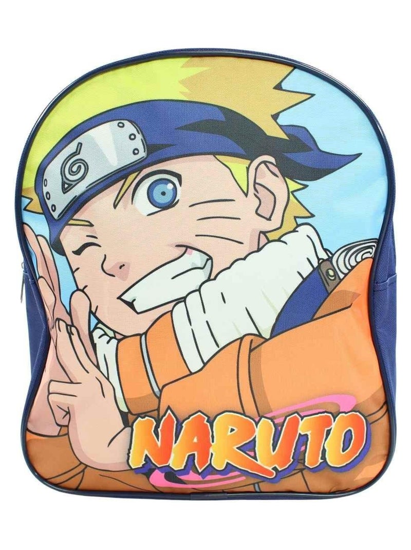 Naruto - Sac à dos imprimé Naruto 30x26x10 cm Bleu - Kiabi