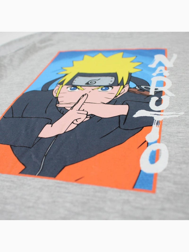 Naruto - T-shirt enfant imprimé Gris - Kiabi