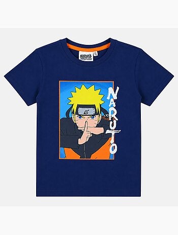 Naruto - t-shirt manches courtes imprimé, col rond