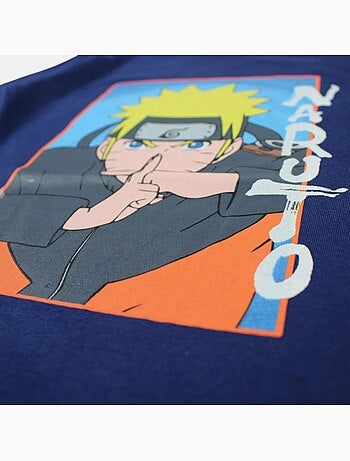 Naruto - t-shirt manches courtes imprimé, col rond