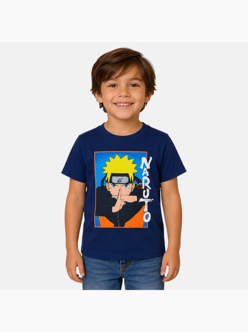 Naruto - t-shirt manches courtes imprimé, coupe droite et col rond - Kiabi