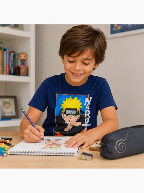 Naruto - t-shirt manches courtes imprimé, coupe droite et col rond - Kiabi