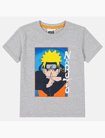 Naruto - t-shirt manches courtes imprimé, coupe droite et col rond