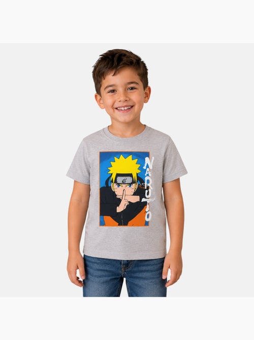 Naruto - t-shirt manches courtes imprimé, coupe droite et col rond - Kiabi