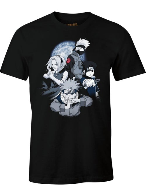 Naruto - T-shirt motif/style Équipe (Kakashi, Naruto, Sakura, Sasuke) - Kiabi