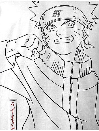 Naruto - T-shirt motif/style japonais (Naruto)