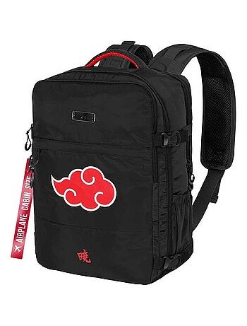 Naruto Clouds Sac à dos Mercury Voyage Cabine Avion 40x20x25cm, Noir