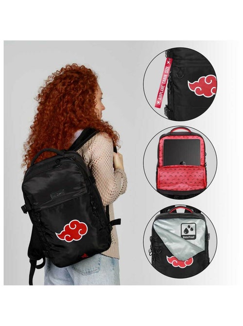 Naruto Clouds Sac à dos Mercury Voyage Cabine Avion 40x20x25cm, Noir - Kiabi