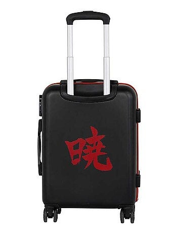 Naruto Clouds Valise Cabine ABS 4 Roues, Noir
