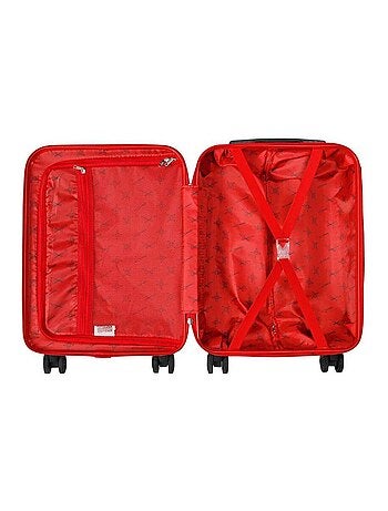 Naruto Clouds Valise Cabine ABS 4 Roues, Noir