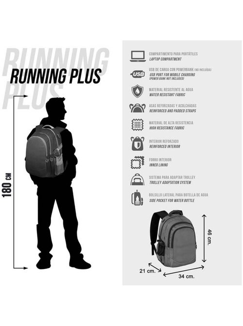 Naruto Dress Sac à dos Running PLUS, Multicolore - Kiabi