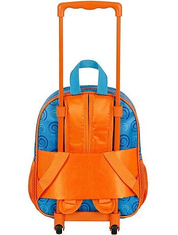 Naruto Happy Sac à dos 3D à Roulettes Petit, Bleu