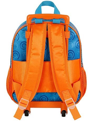 Naruto Happy Sac à dos 3D à Roulettes Petit, Bleu