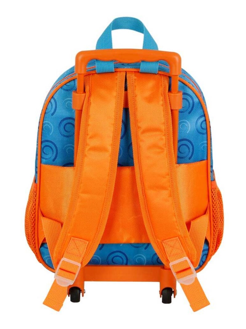 Naruto Happy Sac à dos 3D à Roulettes Petit, Bleu Bleu - Kiabi