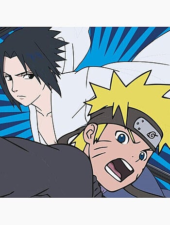 Naruto Shippuden - Plaid Polaire Enfant Manga Sasuke - Couverture 100x140 cm