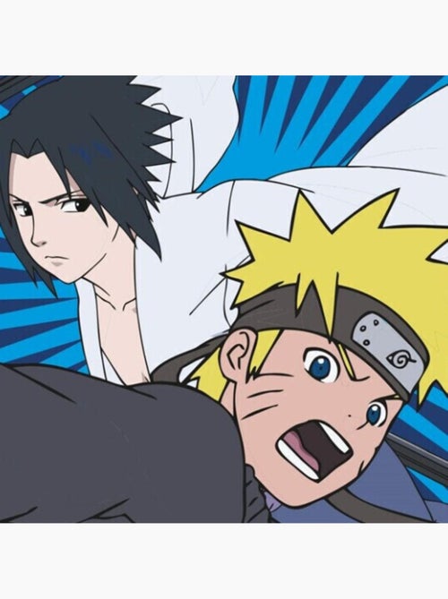 Naruto Shippuden - Plaid Polaire Enfant Manga Sasuke - Couverture 100x140 cm - Kiabi