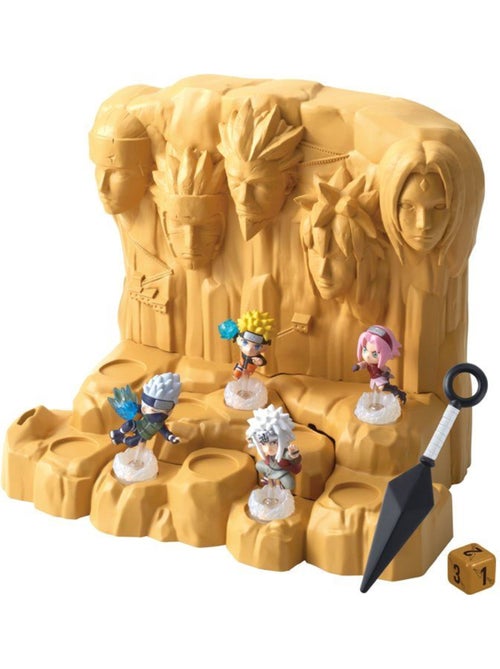 Naruto shippuden hokage rock survival - jeu de plateau - epoch games - diorama - 4 figurines - Kiabi