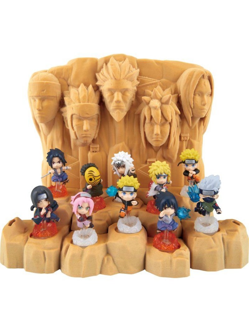 Naruto shippuden hokage rock survival - jeu de plateau - epoch games - diorama - 4 figurines Orange - Kiabi