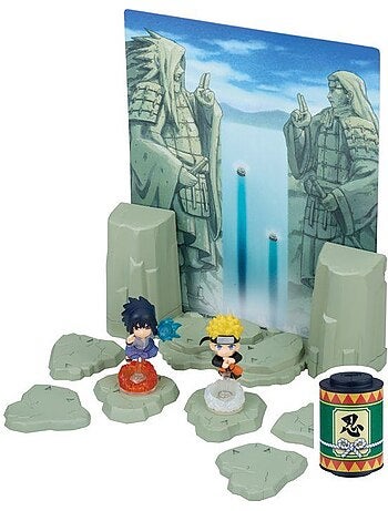 Naruto shippuden naruto vs sasuke - jeu de duel - epoch games - combat - 2 figurines